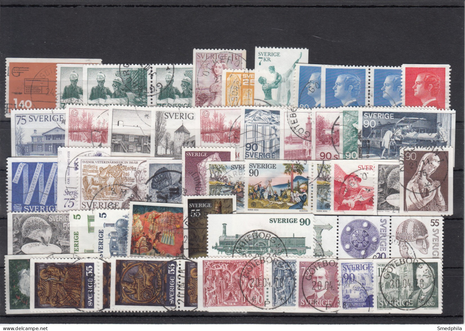 Sweden 1975 - Full Year Used - Annate Complete