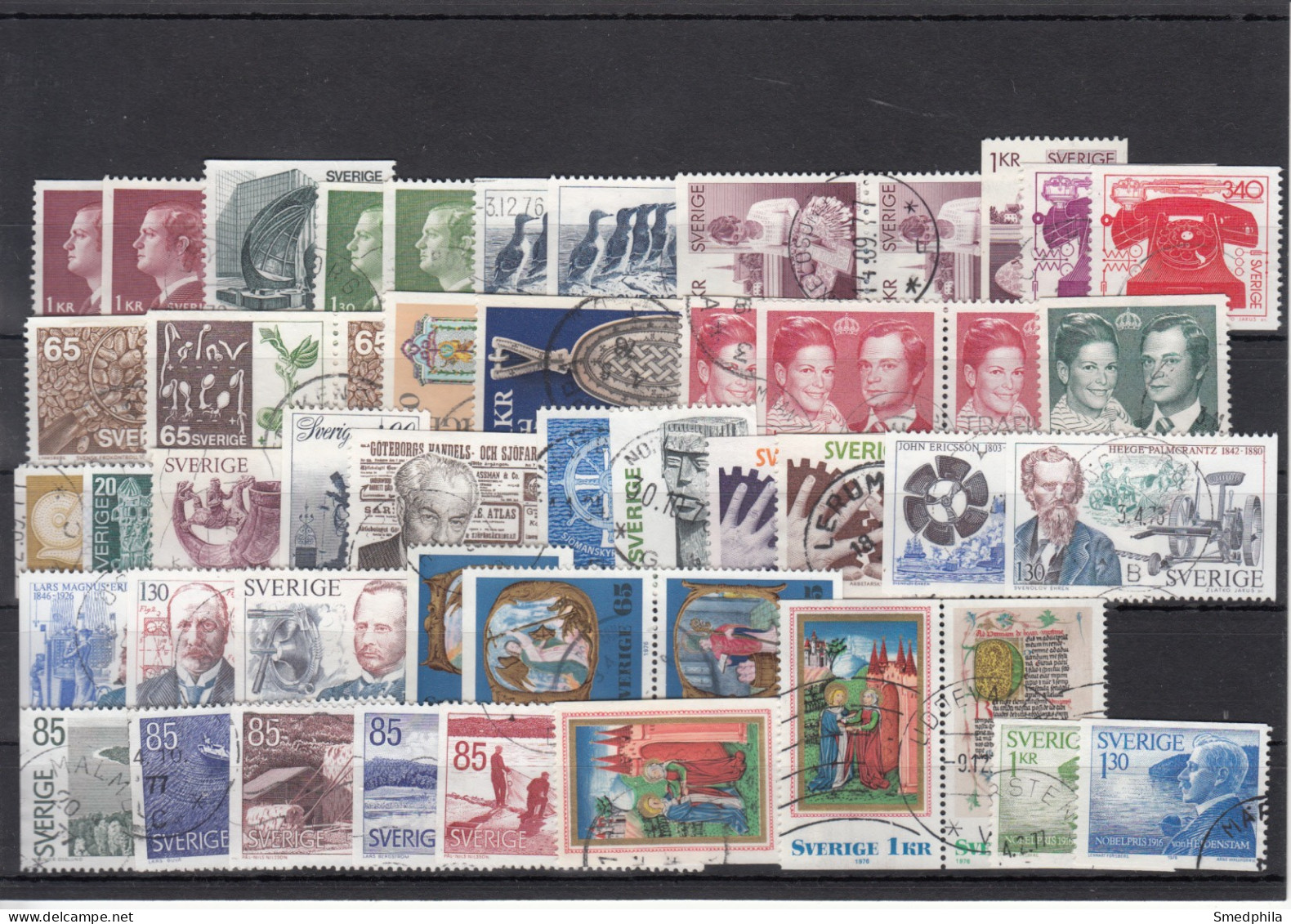 Sweden 1976 - Full Year Used - Annate Complete