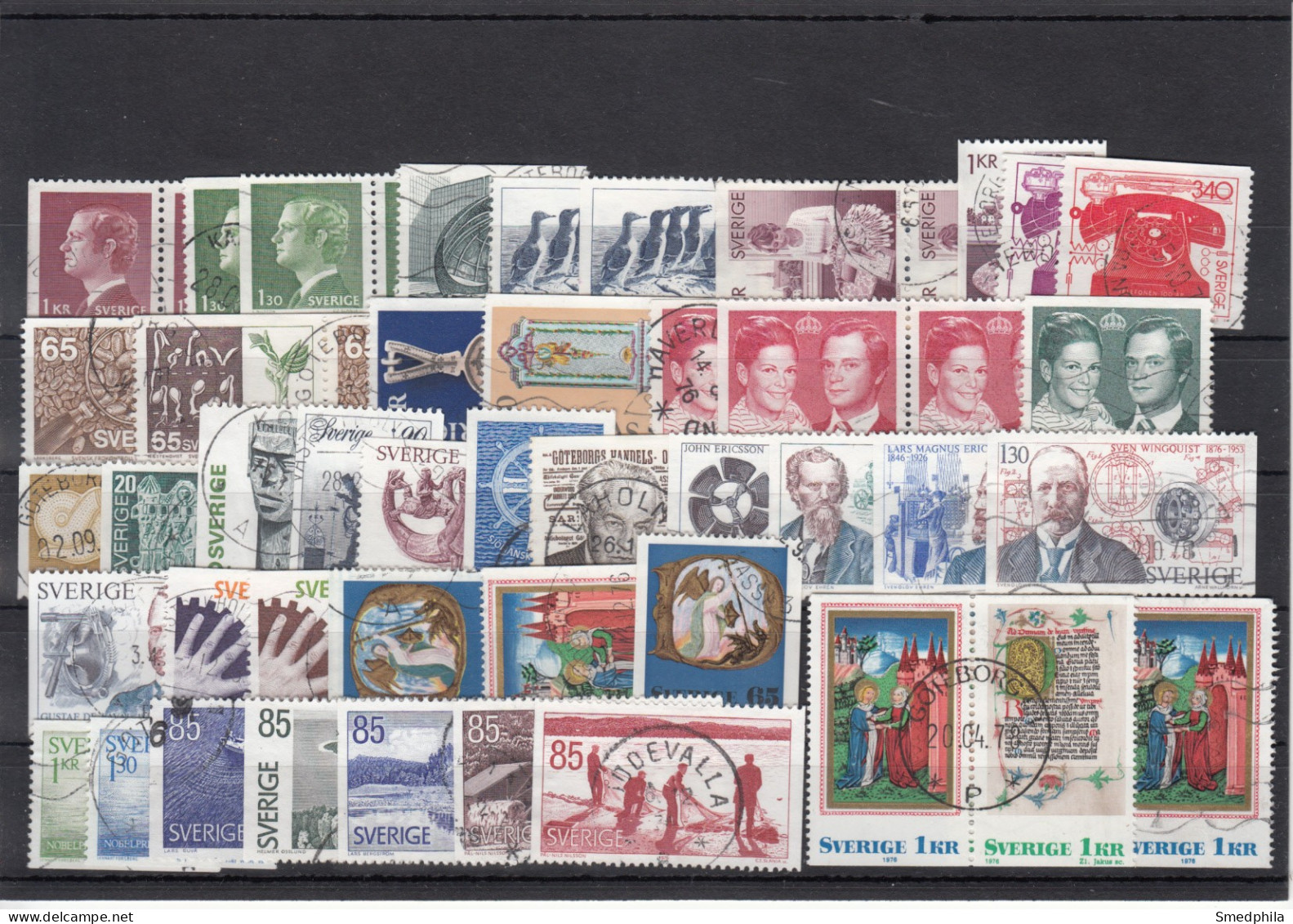 Sweden 1976 - Full Year Used - Annate Complete