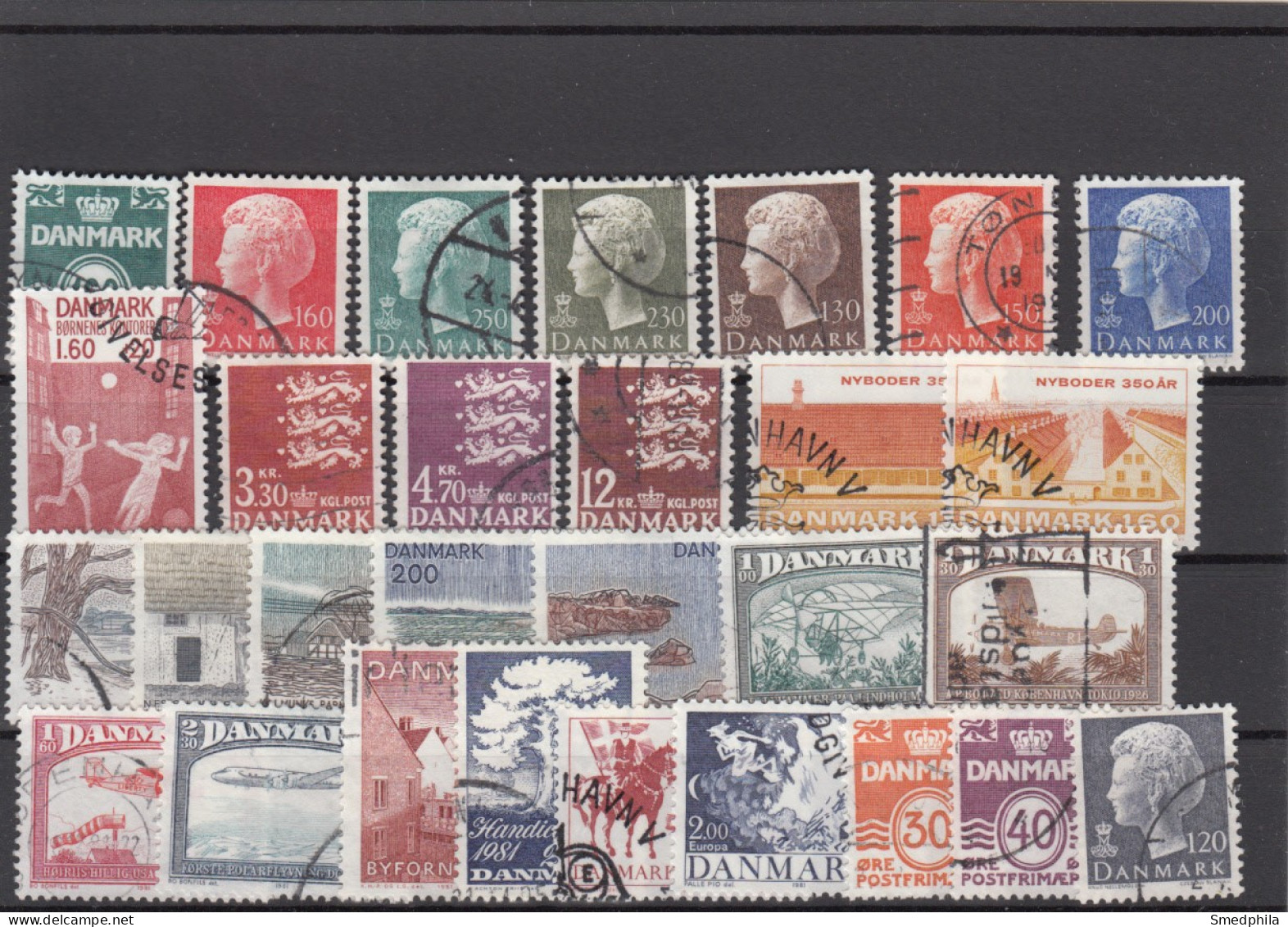 Denmark 1981 - Full Year Used - Annate Complete