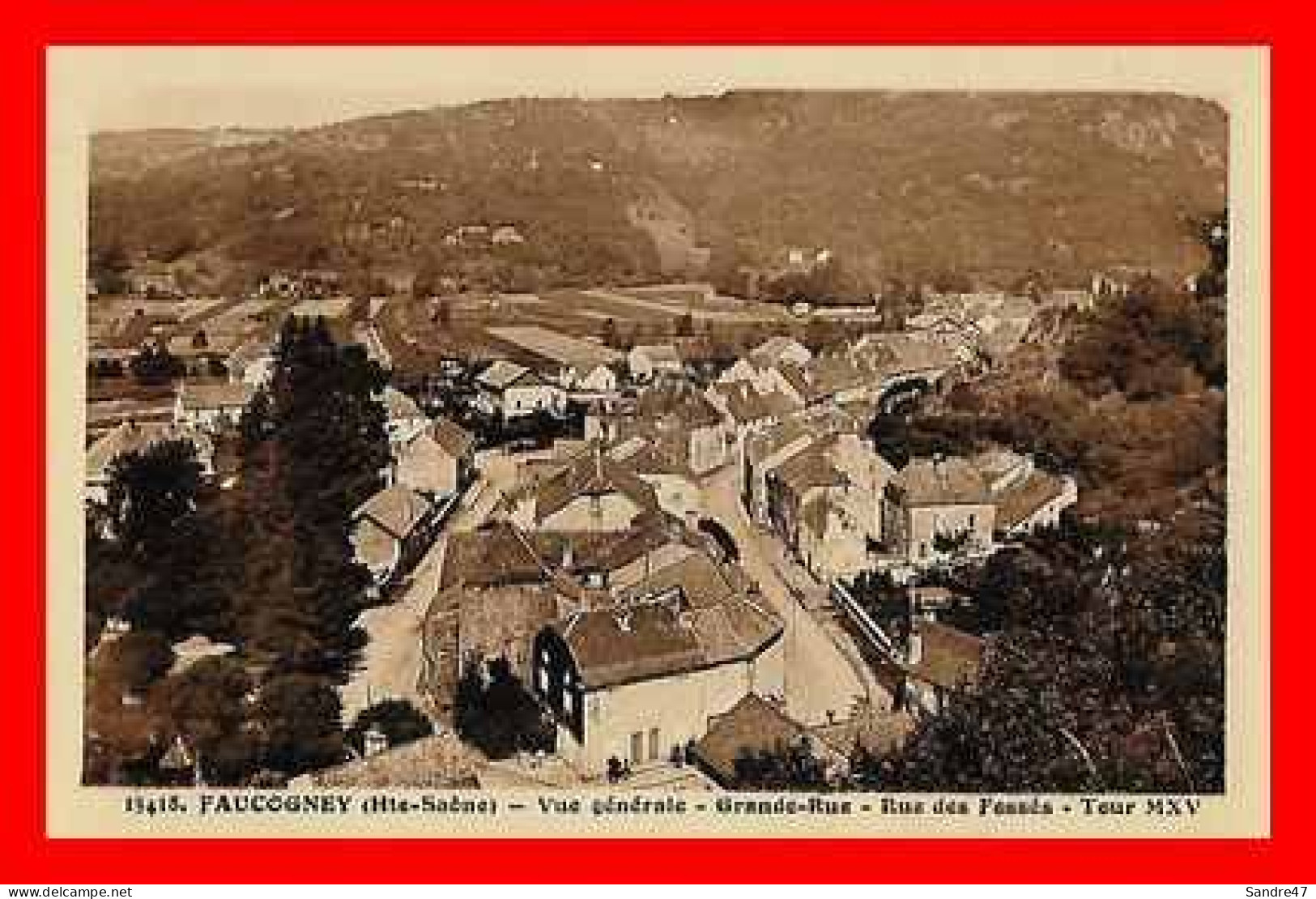 CPA (70) FAUCOGNEY.  Vue Générale, Grande-Rue, Rue Des Fossés...*1139 - Faucogney