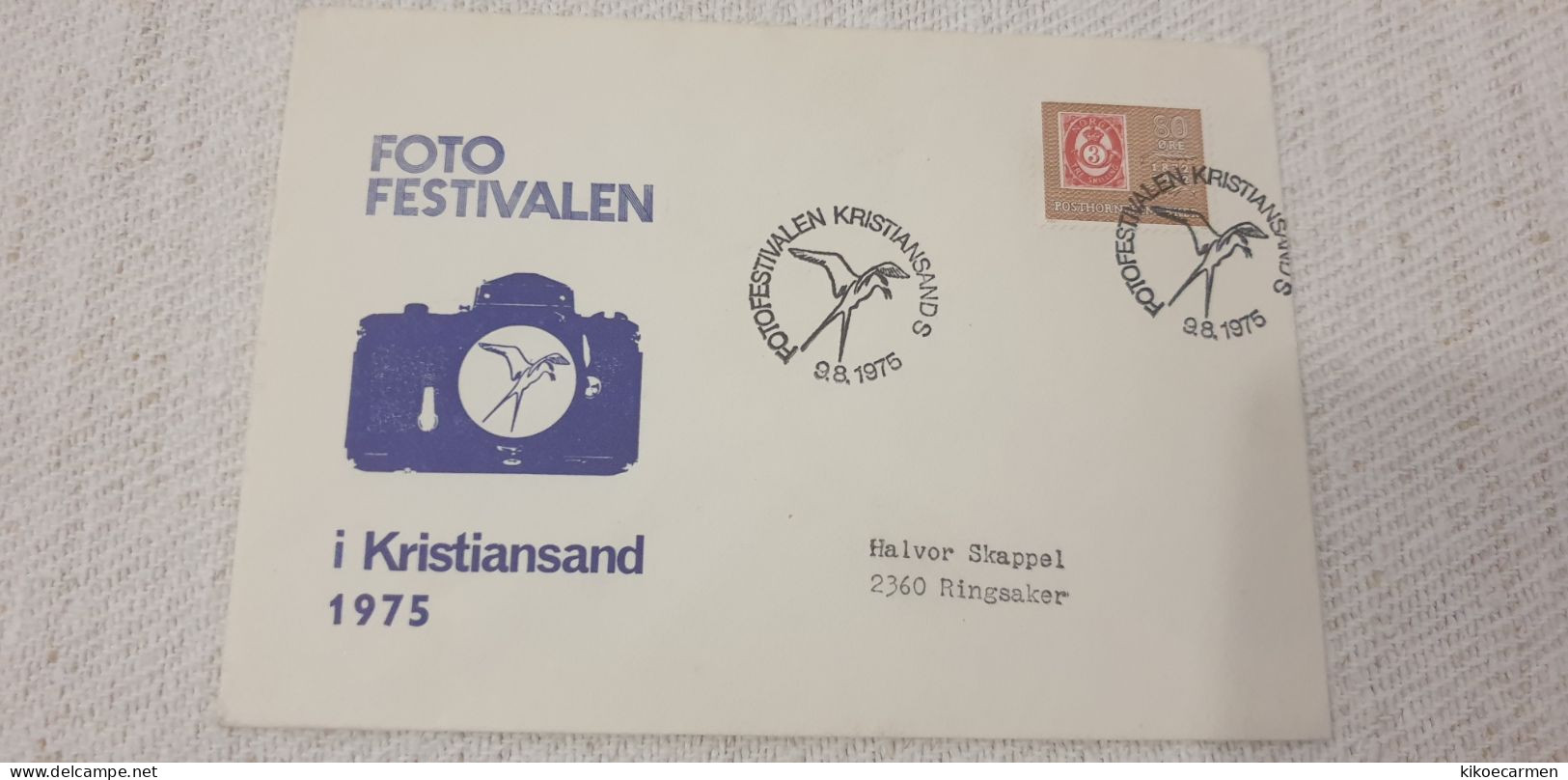 FOTO FESTIVALEN Norway Norge 1975 Camera Bird Photo PHOTOGRAPHY Show EXPO - Photographie