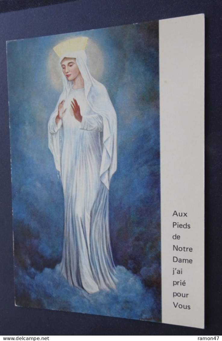 Beauraing - Aux Pieds De Notre Dame J'ai Prié Pour Vous - L'apparition, A. Pierroux - Copyright "Pro Maria, Beauraing" - Beauraing