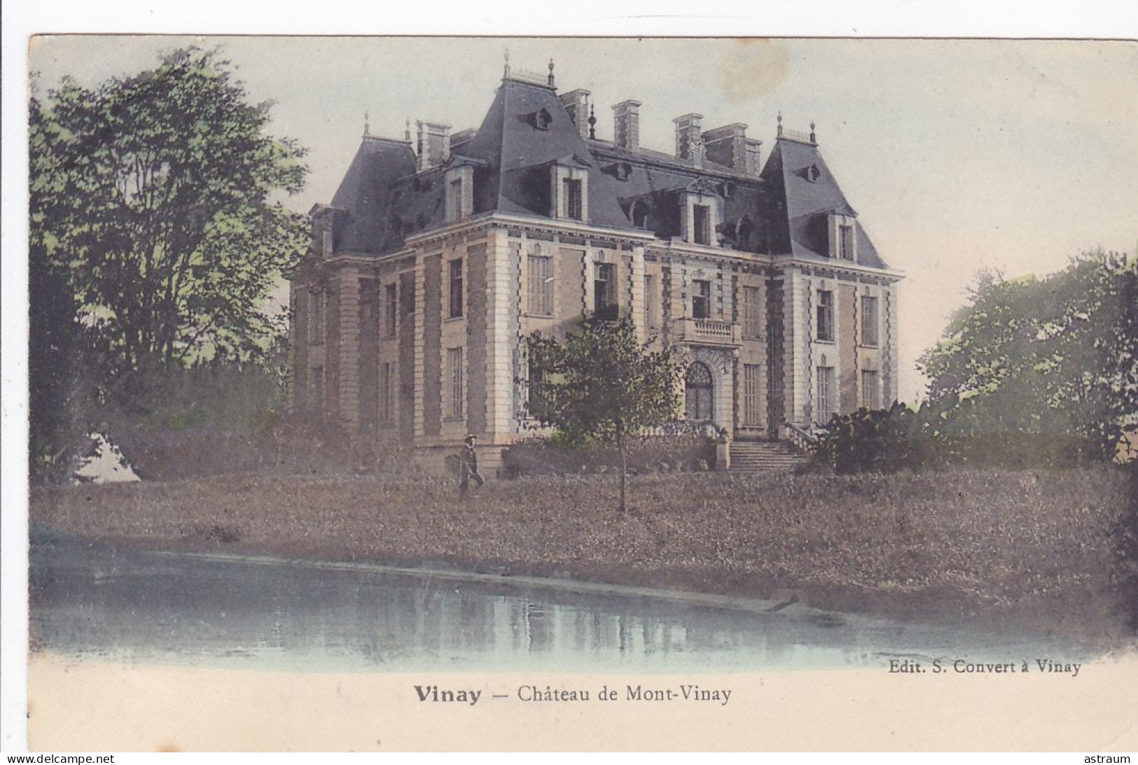 Cpa ( Colorisée )- 38 - Vinay - Chateau De Mont Vinay  - Edi Convert - Vinay