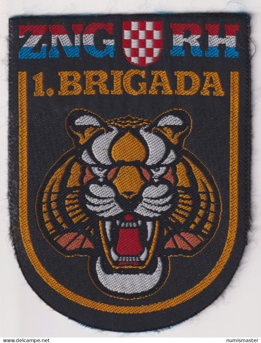 CROATIA ARMY, ZNG , 1st GUARD BRIGADE "TIGERS" PATCH - Patches