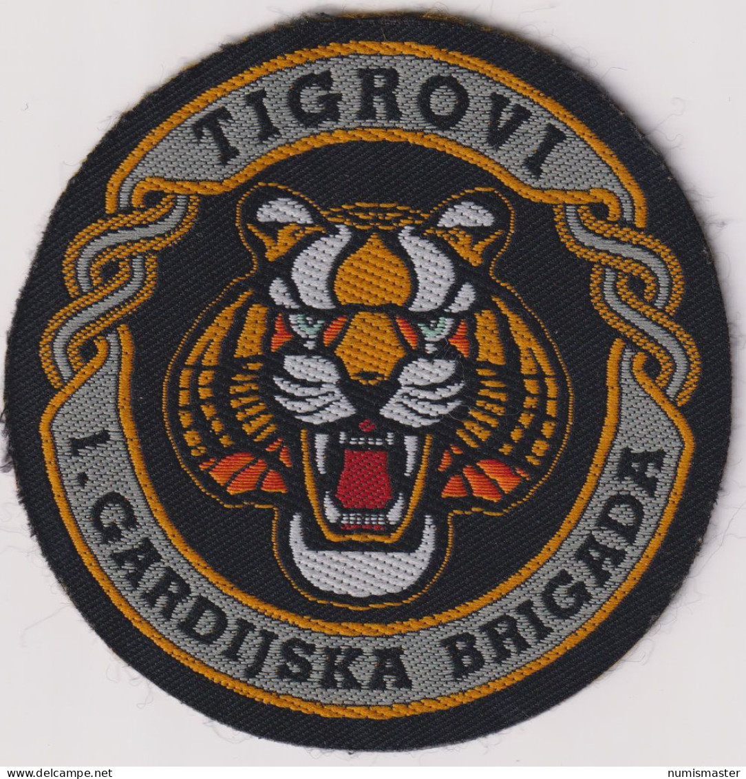 CROATIA ARMY 1st GUARD BRIGADE "TIGERS" PATCH - Ecussons Tissu