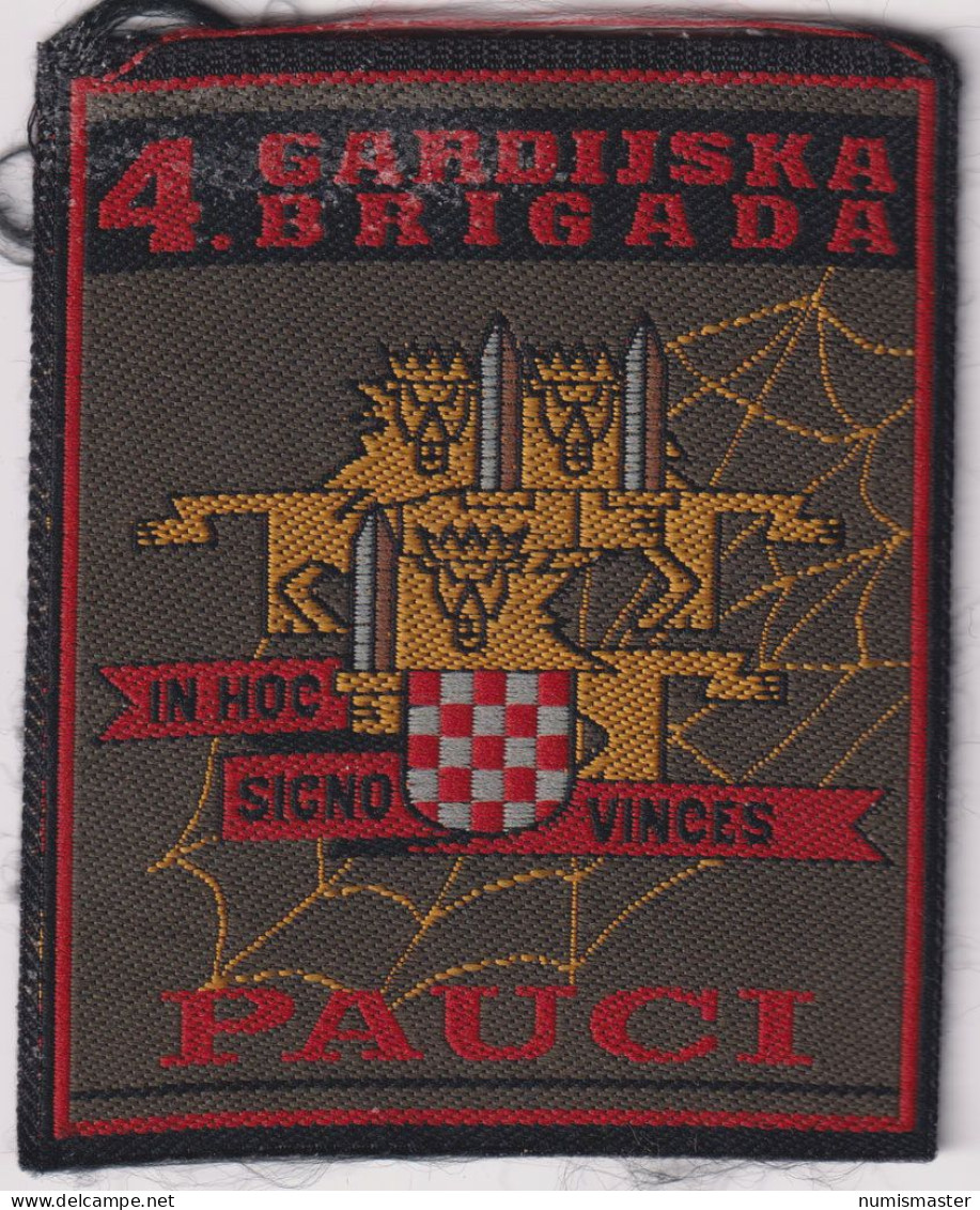 CROATIA ARMY 4th GUARD BRIGADE "SPIDERS" PATCH , - Patches