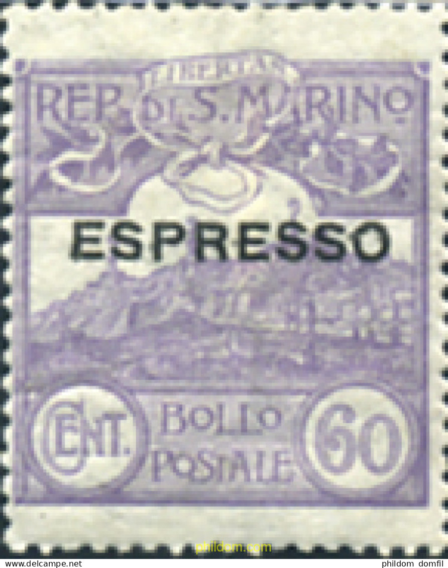 360052 HINGED SAN MARINO 1923 MONTE TITANO - Oblitérés