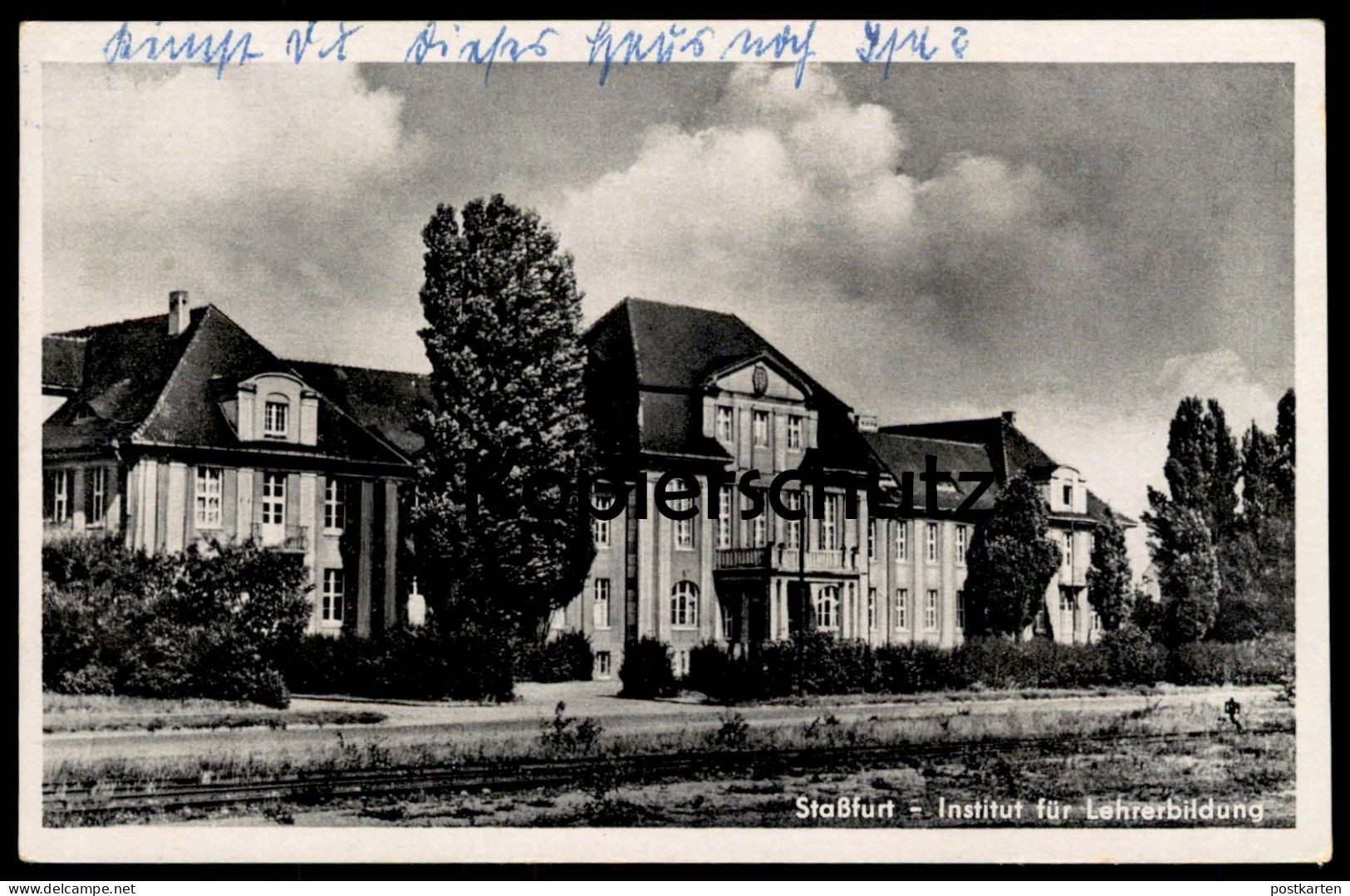 ÄLTERE POSTKARTE STASSFURT INSTITUT FÜR LEHRERBILDUNG Ansichtskarte AK Cpa Postcard - Stassfurt