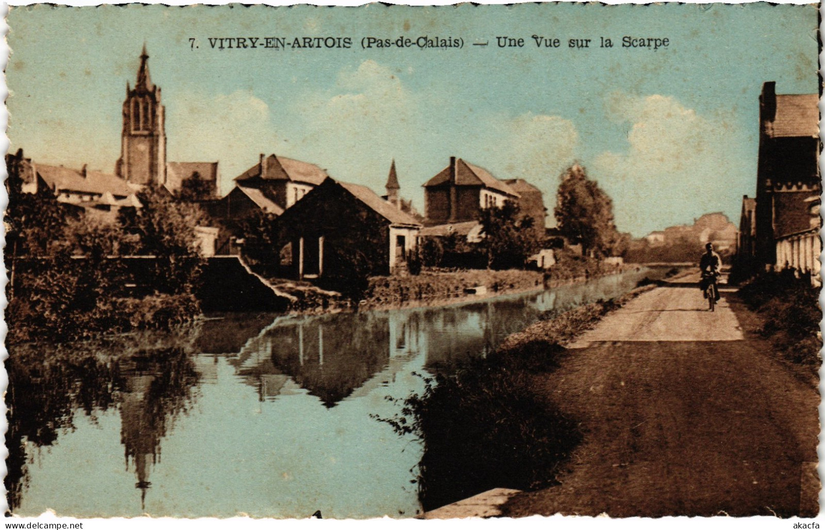 CPA Vitry-en-Artois Vue Sur La Scarpe (1276407) - Vitry En Artois