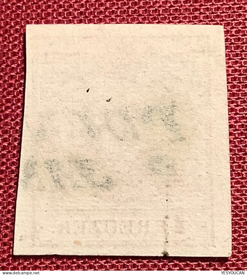 Österreich 1850 1Kr Ockergelb Ia HP Tadellos Gestempelt (Austria Autriche Nr.1 - Used Stamps