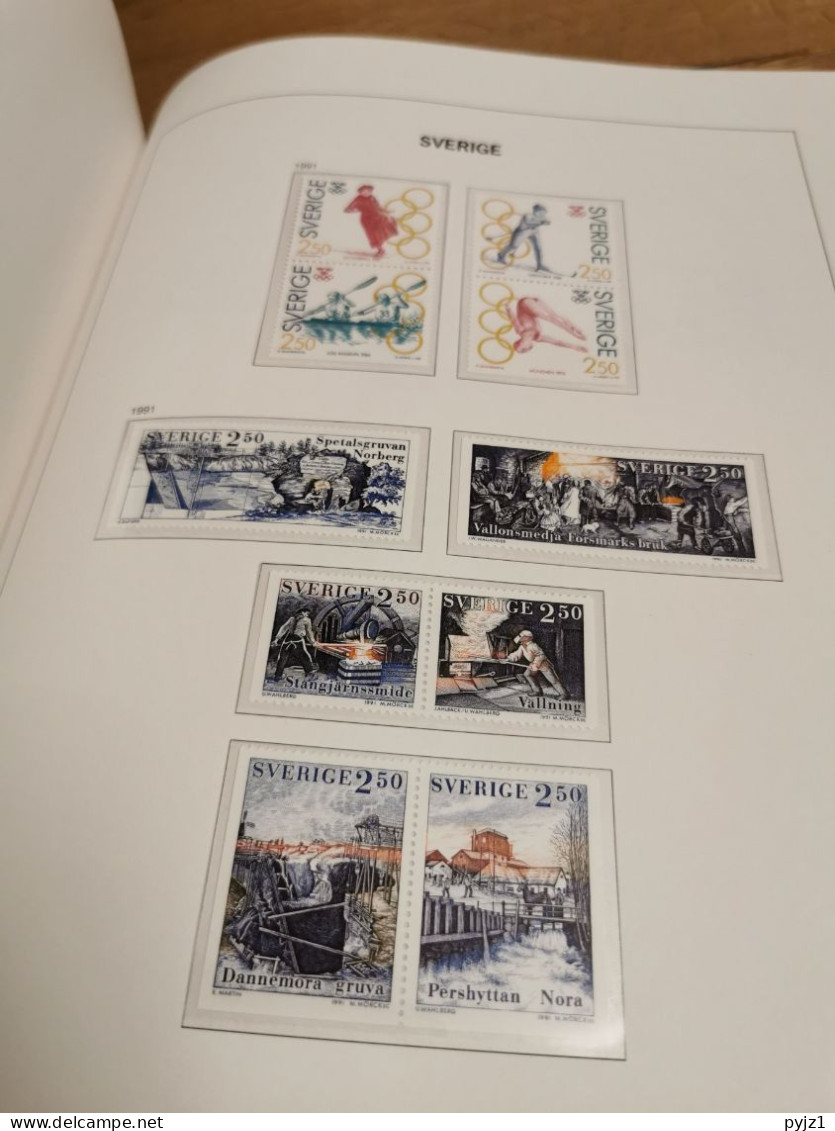 Sweden MNH 1983-1999 in DAVO album