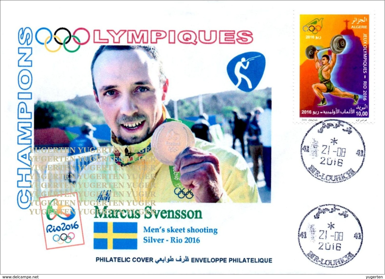ALGERIJE 2016 - Cover Shooting Marcus Svensson Sweden Olympic Games Rio 2016 Schießen Spiele Olímpicos Olympics JO - Shooting (Weapons)