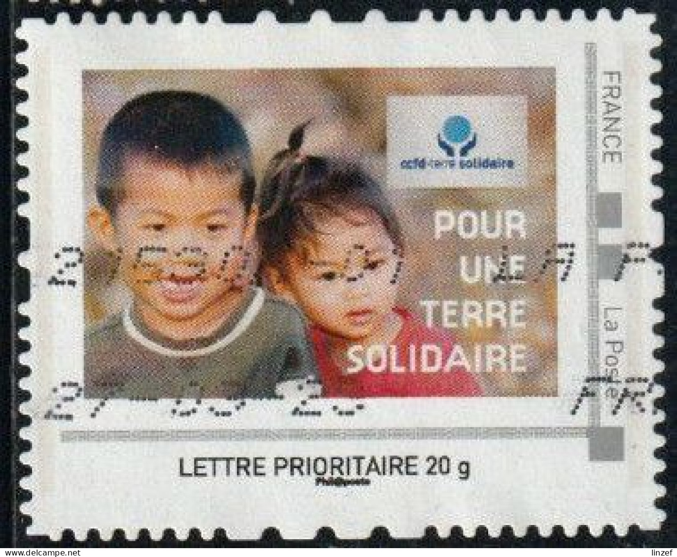 France 2008 Personnalisé Yv. N°7 - CCFD Terre Solidaire - Oblitéré - Gebraucht