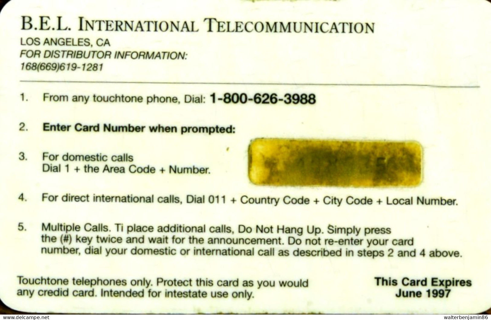 SCHEDA TELEFONICA PHONECARD DISNEY U.S.A. B.E.L. INTERNATIONAL ANIMALS LEOPARD - Collezioni