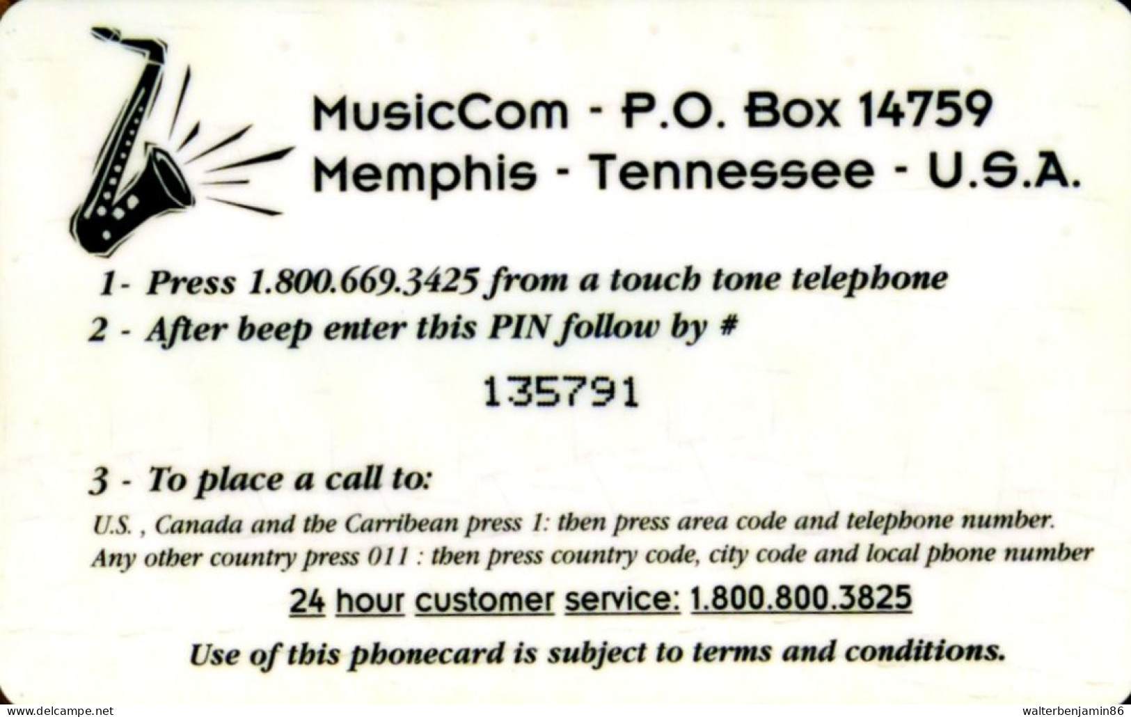 SCHEDA TELEFONICA PHONECARD U.S.A. MUSICCOM LEONARDO DI CAPRIO - Collections
