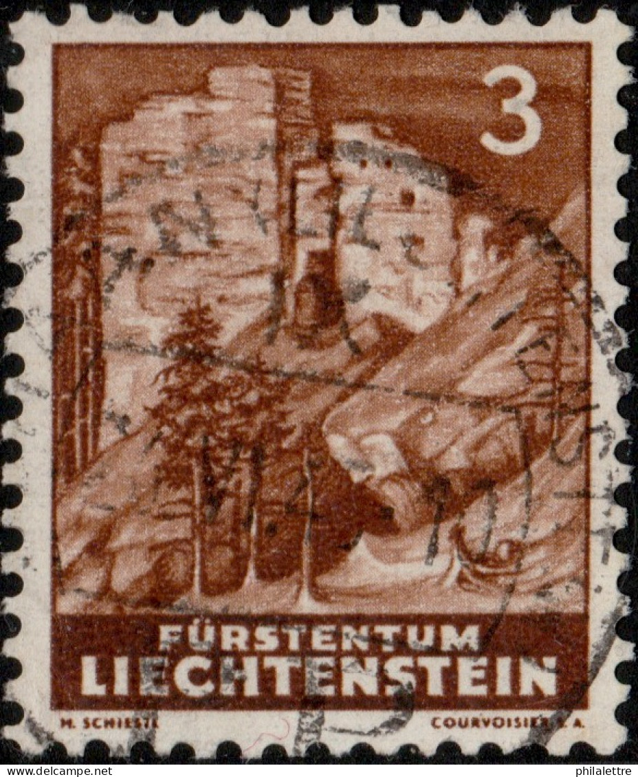 LIECHTENSTEIN - 1937 - Mi.156 (dark Shade) Used SCHAAN / P.P. Date Stamp (1941) - Oblitérés