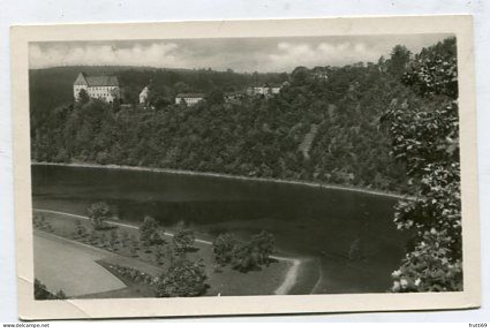 AK151156 GERMANY - Burgk / Saale Mit Schloß - Blick Zum Röhrensteig - Schleiz