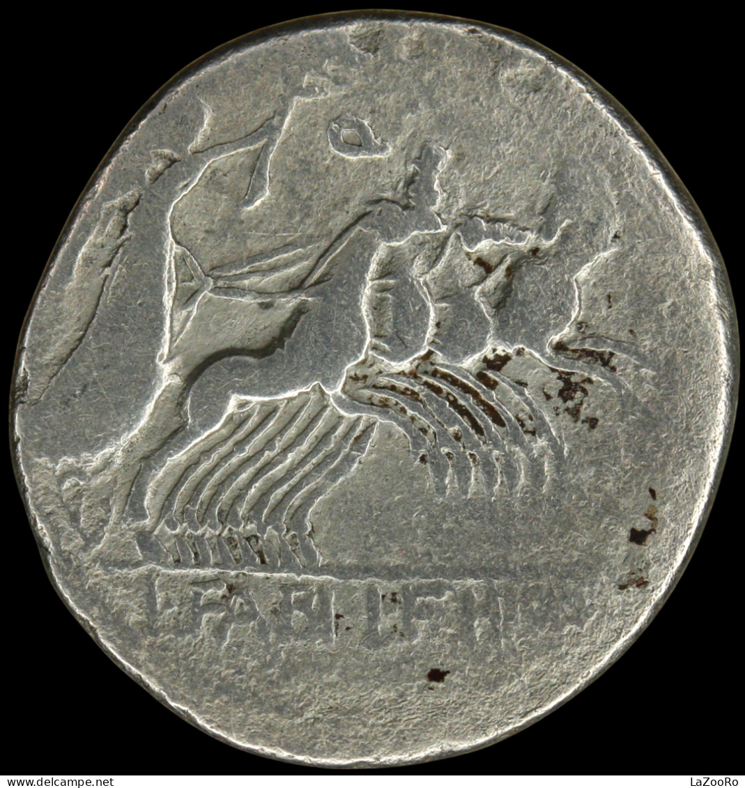 LaZooRo: Roman Republic - AR Denarius Of C. Annius T.f. T.n. And L. Fabius L. F. Hispaniensis (82-81 BC), Anna Perenna - Republiek (280 BC Tot 27 BC)