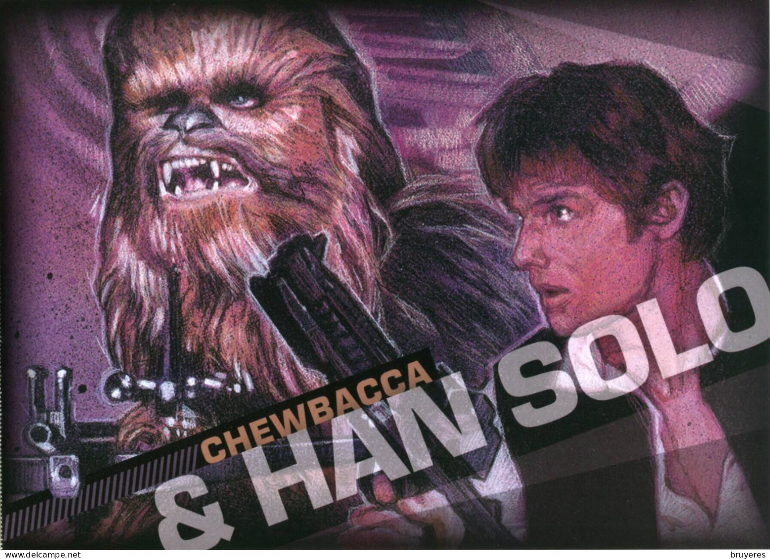 ENTIER POSTAL De 2007 Sur CP Des ETATS-UNIS Avec Timbre Et Illustration "STAR WARS - HAN SOLO & CHEWBACCA " - 2001-10