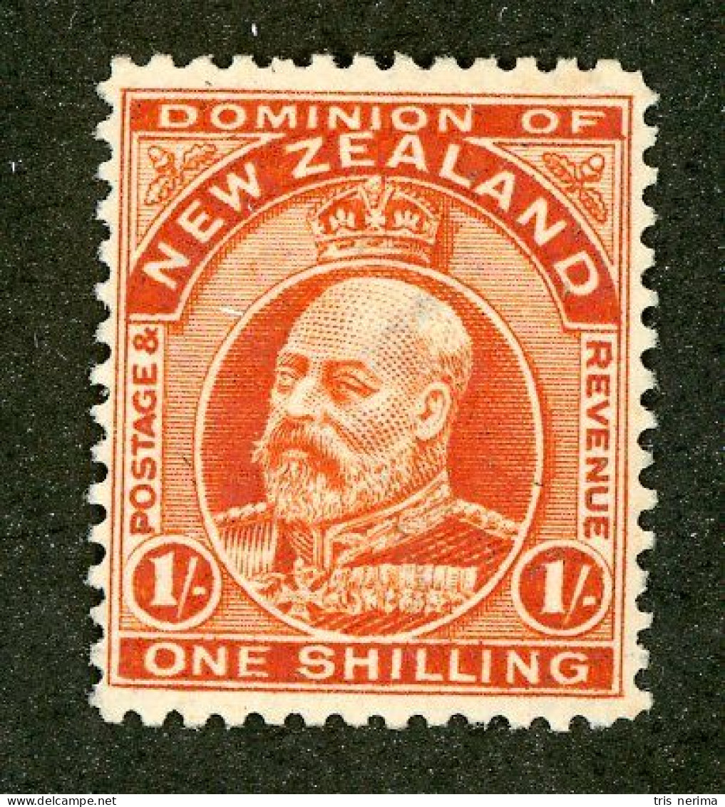 267 New Zealand 1909 Scott #139 Mlh*p14 (Lower Bids 20% Off) - Unused Stamps