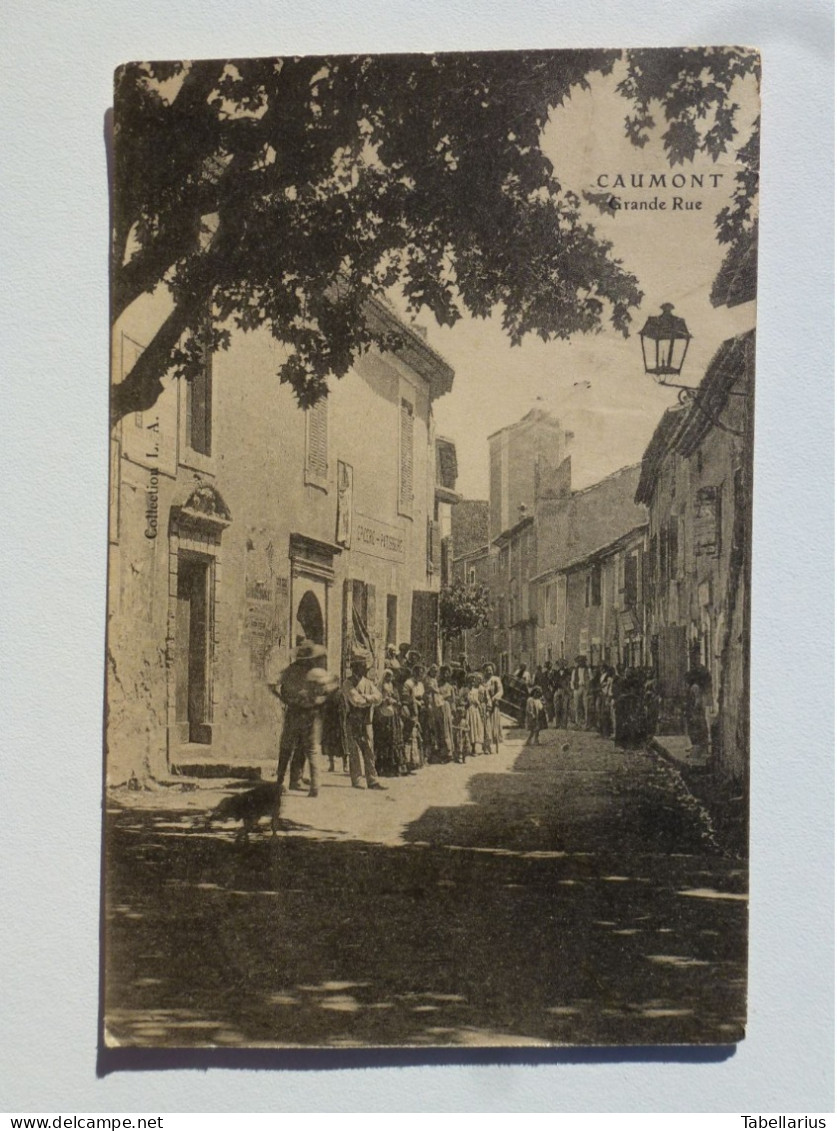 84 CAUMONT  Carte Rare En Bel état - Grande Rue  TAB761 - Caumont Sur Durance