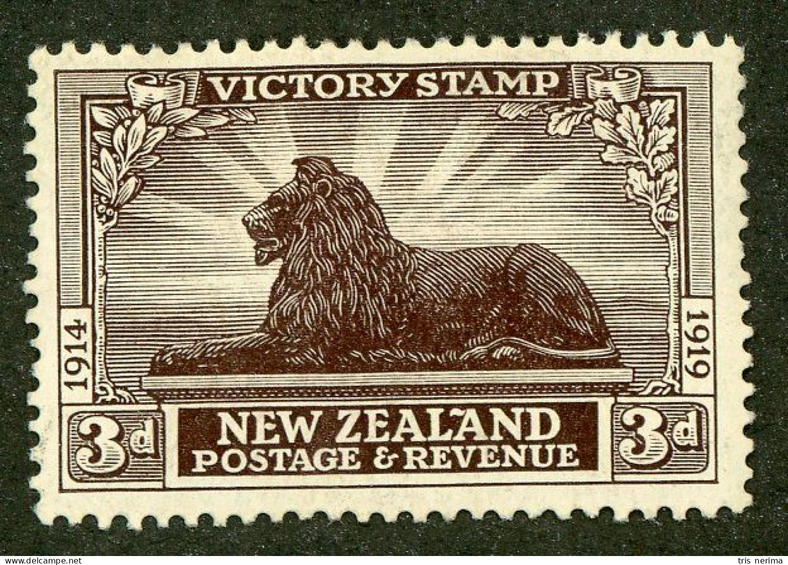 272 New Zealand 1920 Scott #168 M* (Lower Bids 20% Off) - Ongebruikt