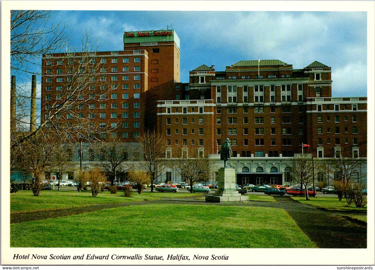 Canada Halifax Hote Nova Scotian And Edward Cornwallis Statue - Halifax