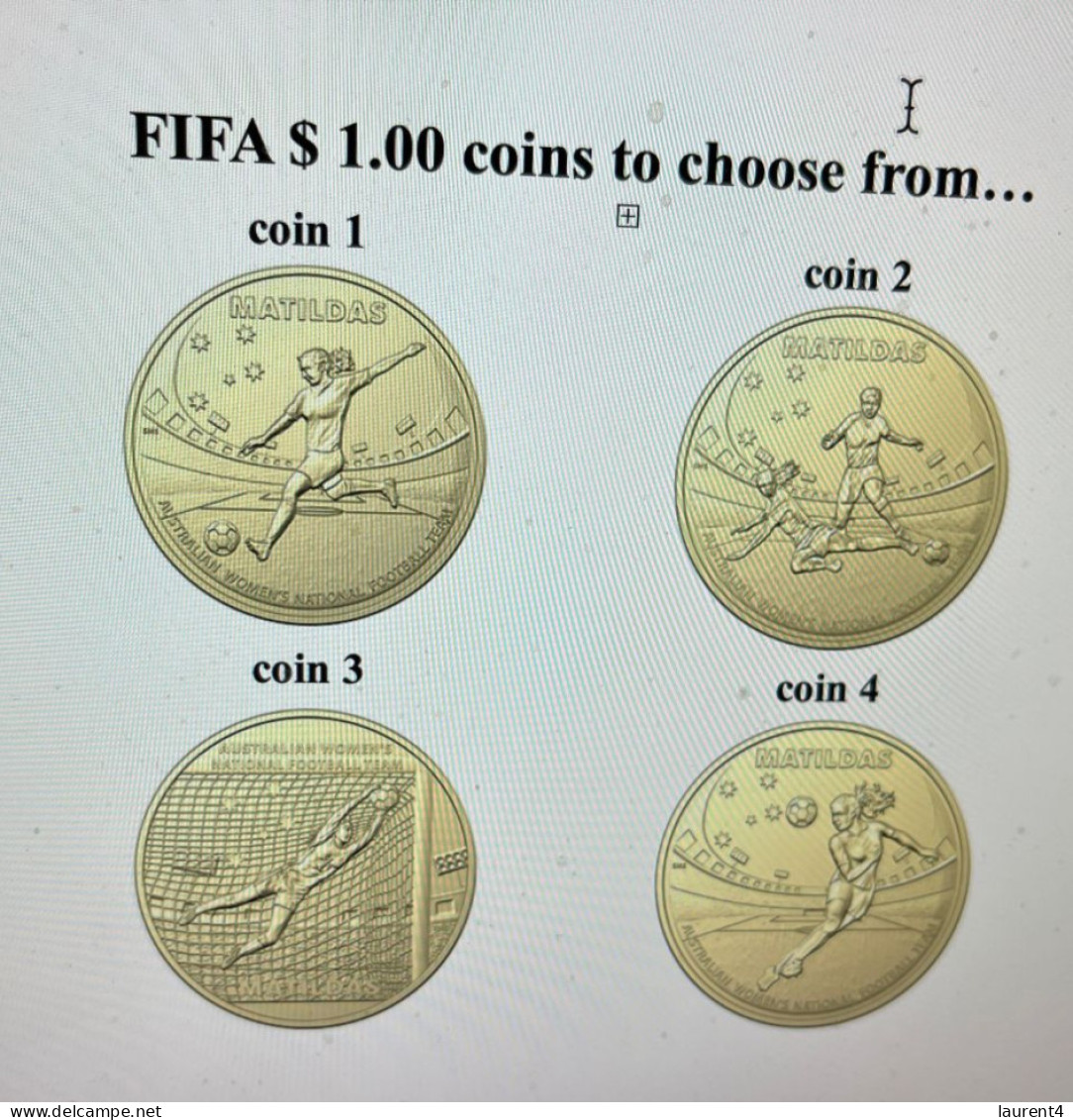 7-8-2023 (1 T 44) FIFA Women's Football World Cup Match 52 (stamp + $ 1.00 Coin) Sweden (0-5) V USA (0-4) - Dollar