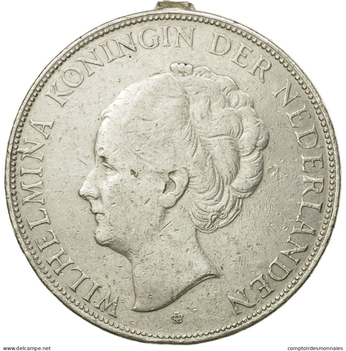 Monnaie, Pays-Bas, Wilhelmina I, 2-1/2 Gulden, 1932, TTB, Argent, KM:165 - 2 1/2 Florín Holandés (Gulden)