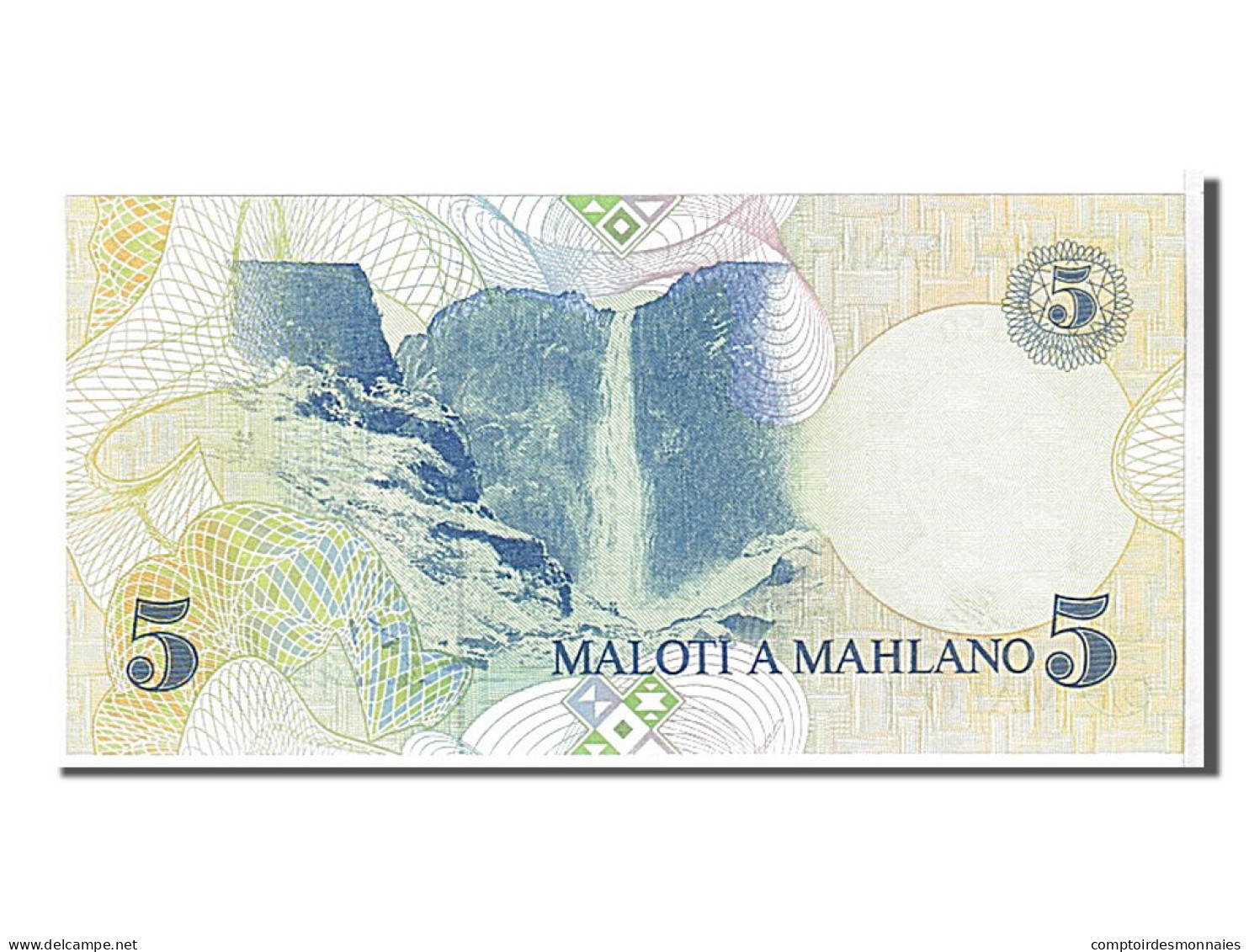 Billet, Lesotho, 5 Maloti, 1989, KM:10a, NEUF - Lesoto