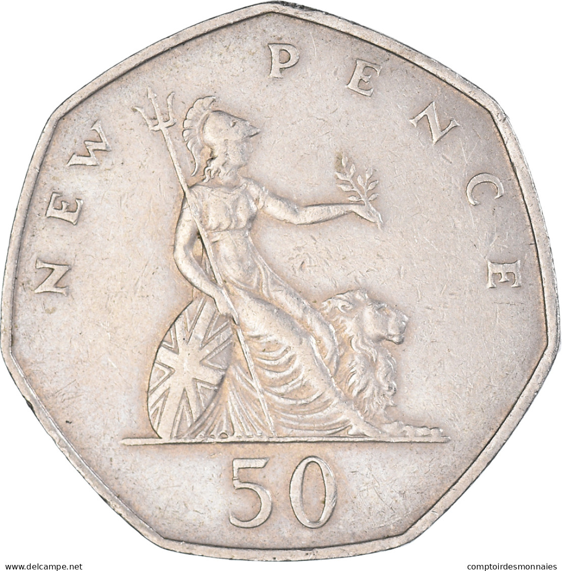 Monnaie, Grande-Bretagne, 50 New Pence, 1970 - Altri & Non Classificati