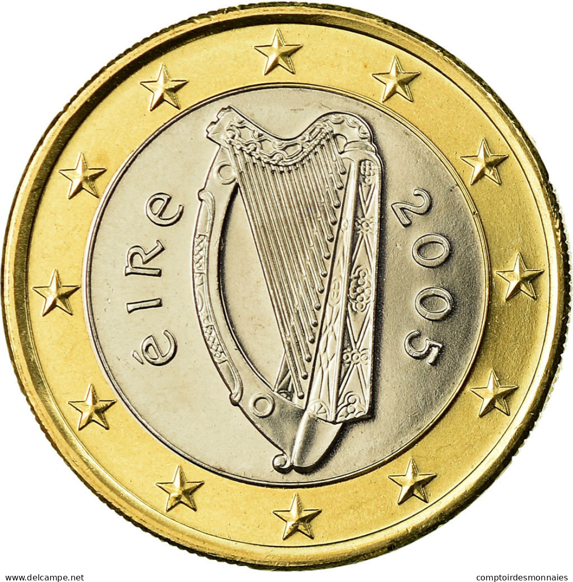 IRELAND REPUBLIC, Euro, 2005, SPL, Bi-Metallic, KM:38 - Ierland