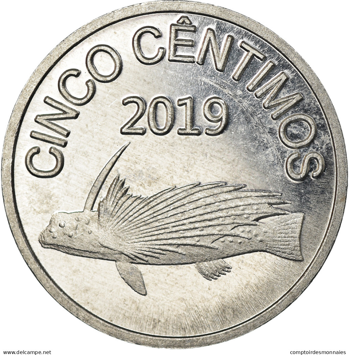 Monnaie, CABINDA, 5 Centimos, 2019, SPL, Aluminium - Angola