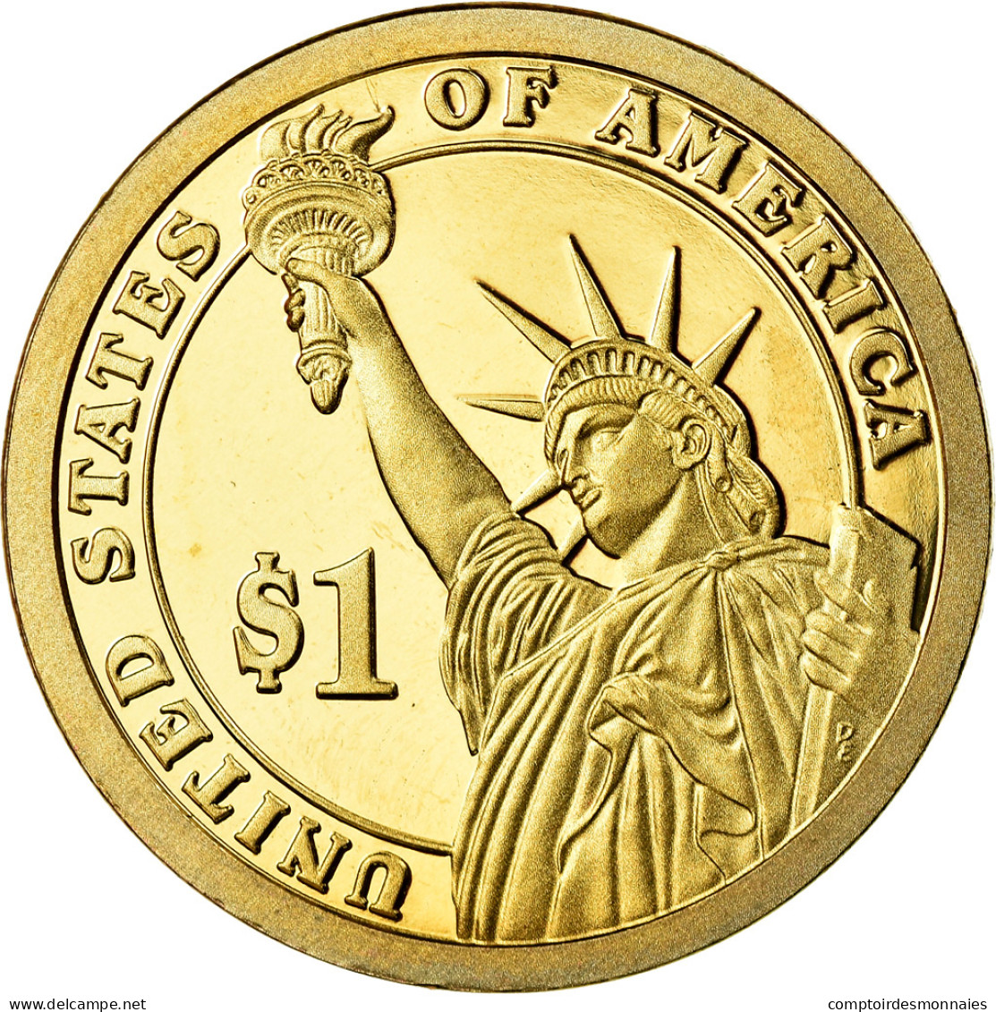 Monnaie, États-Unis, Dollar, 2007, U.S. Mint, John Adams, SPL - 2007-…: Presidents