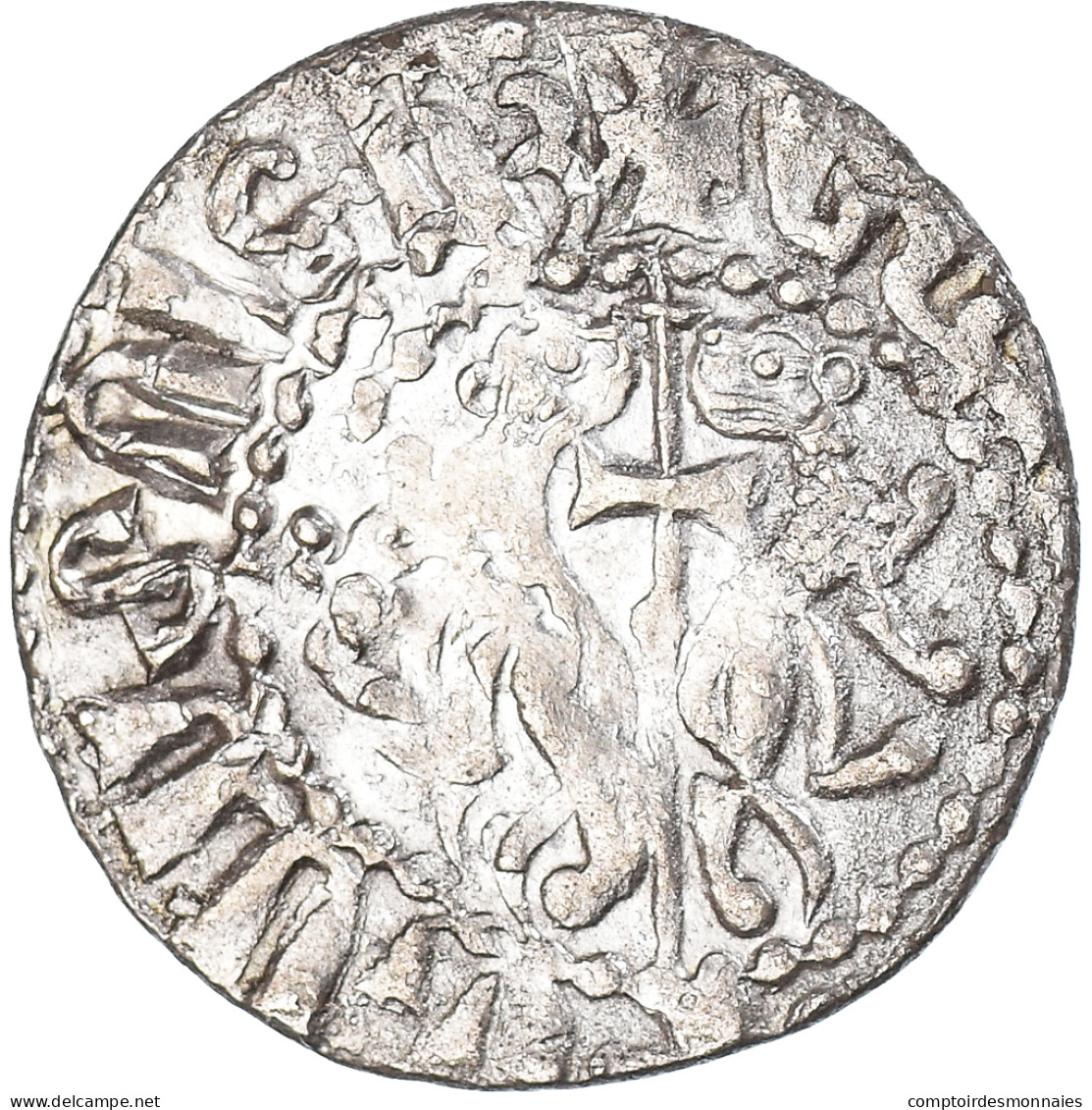 Monnaie, Arménie, Cilicia, Levon I, Tram, 1198-1219, TB+, Argent - Arménie