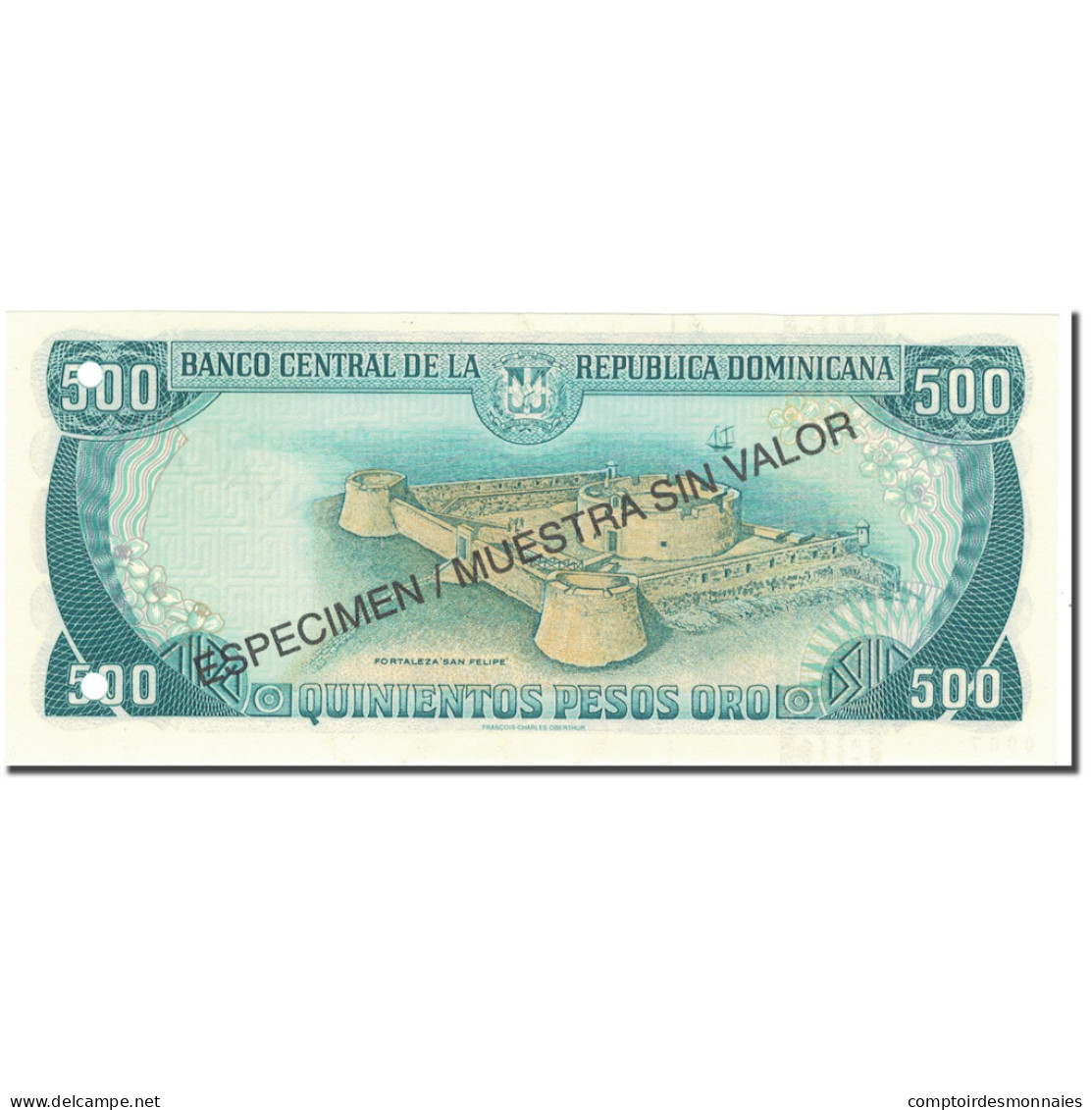 Billet, Dominican Republic, 500 Pesos Oro, 1996, 1996, Specimen, KM:157s1, SPL - Dominicana