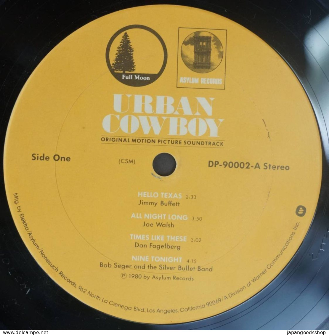 Vinyl LP : Urban Cow Boy OST ( Asylum Records DP-90002 ) - Filmmusik