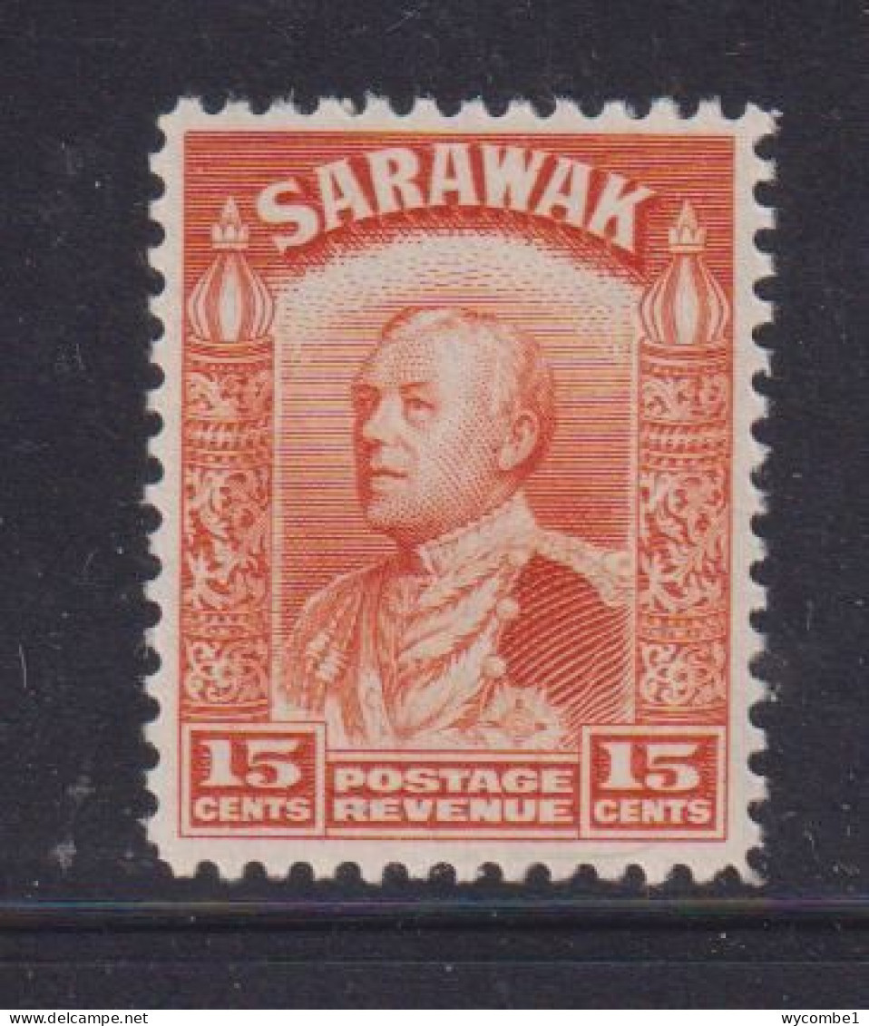 SARAWAK - 1934  Charles Brooke 15c  Never Hinged Mint - Sarawak (...-1963)