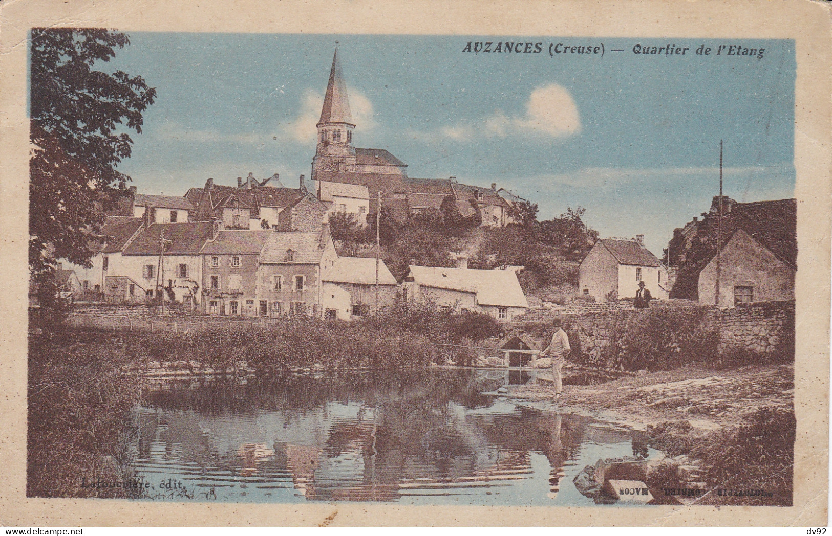 CREUSE AUZANCES QUARTIER DE L ETANG - Auzances