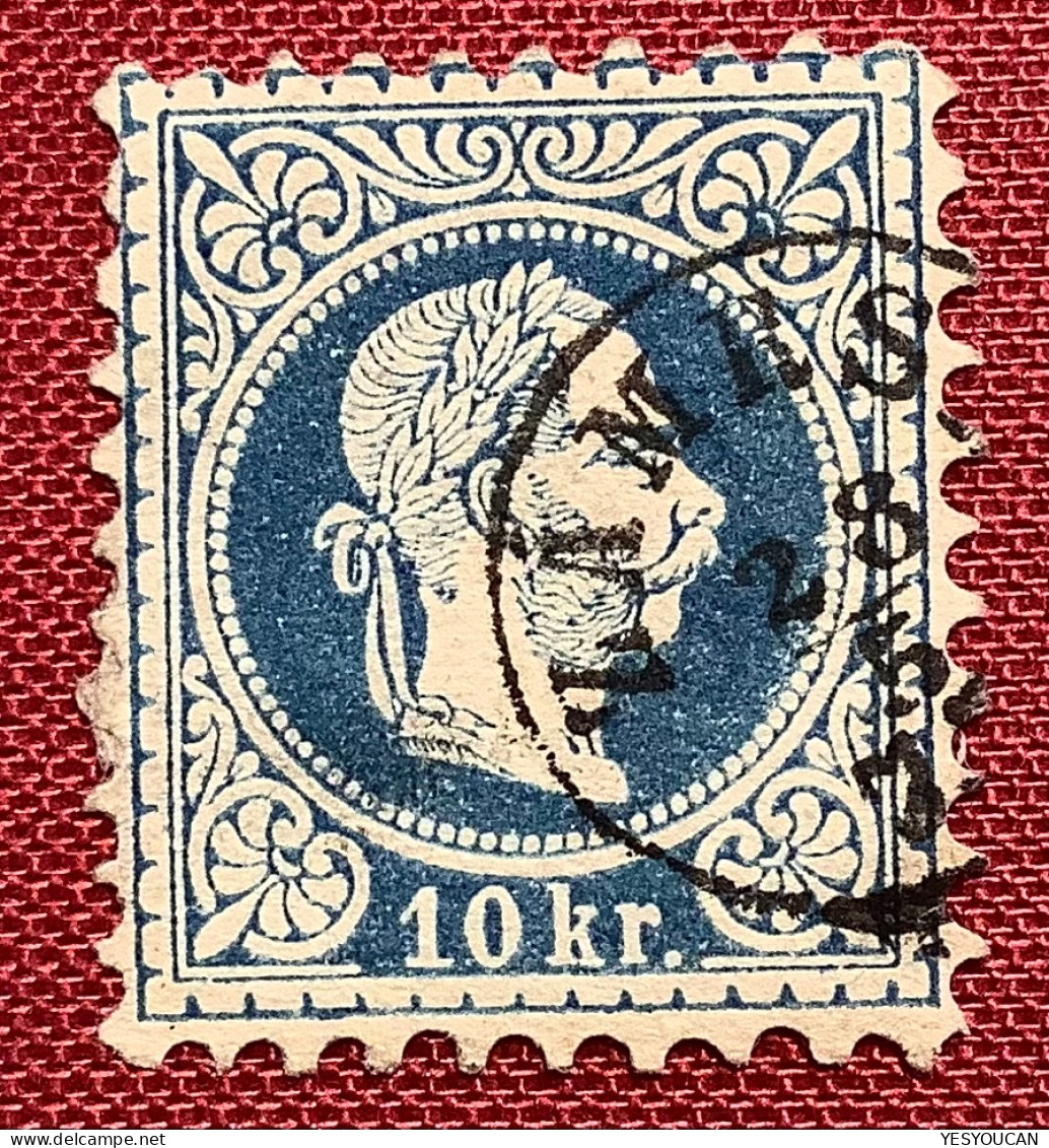 "ZAMRSK" (Okres Ústí Nad Orlicí Tschechien Czech Republic) Österreich 1867 Fingerhut-Stempel  (Austria Czechoslovakia - Oblitérés