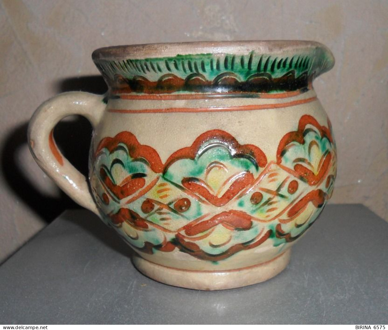 Jug. Vessel. Vase. HUTSUL KOSOVAR CERAMICS. RARE!!! - 7-12-i - Other & Unclassified