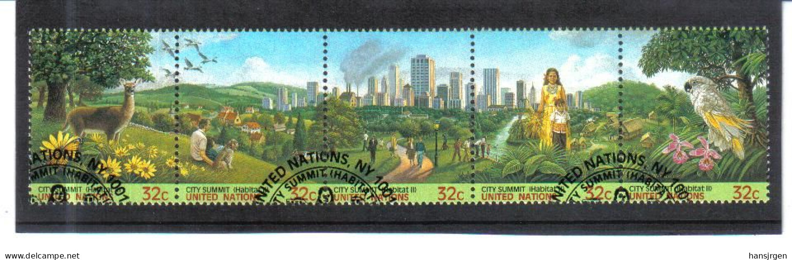 VNG803 UNO NEW YORK 1996 MICHL 711/15 Gestempelt Siehe ABBILDUNG - Used Stamps