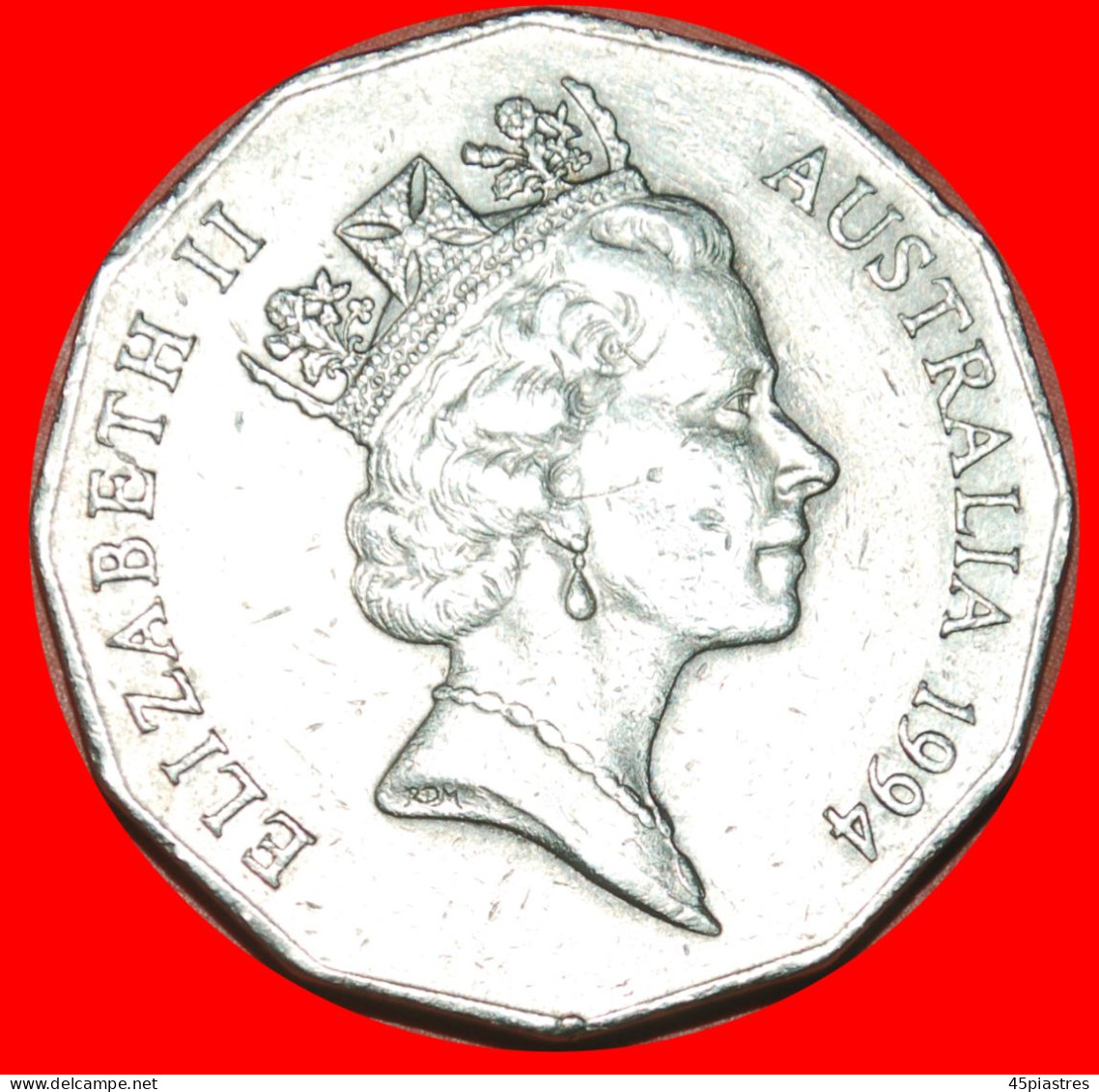 * FAMILY: AUSTRALIA  50 CENTS 1994 WIDE DATE UNCOMMON! ELIZABETH II (1953-2022) ·  LOW START · NO RESERVE! - 50 Cents