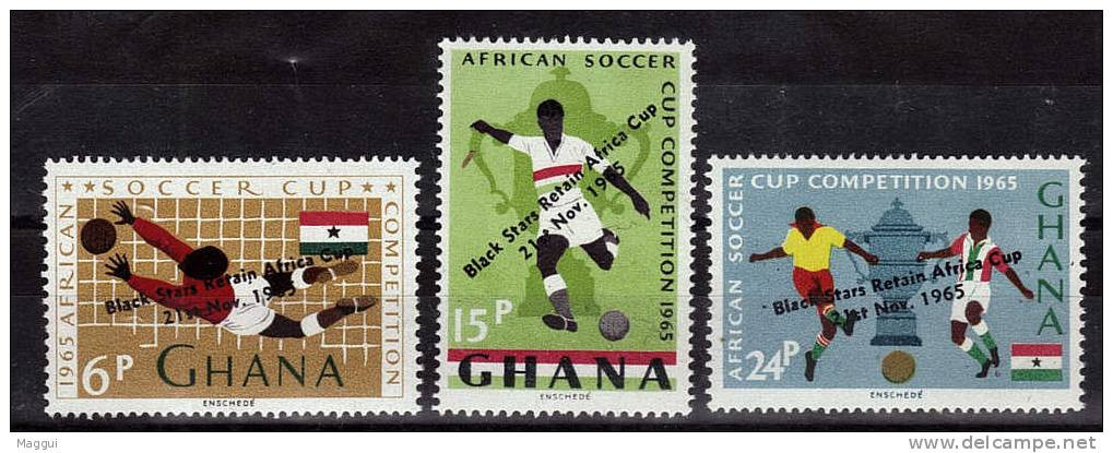 GHANA   N° 233/35  * *   SURCHARGE  1966  Football  Soccer Fussball - 1966 – Angleterre