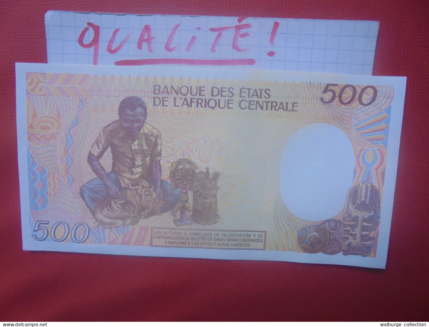 GUINEE EQUATORIALE 500 FRANCS 1985 Peu Circuler Presque Neuf (B.30) - Equatorial Guinea