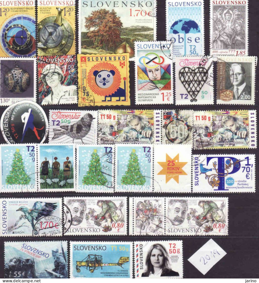 Slovakia - Slovaquie 2019, Used, I Will Complete Your Wantlist Of Czech Or Slovak Stamps According To The Michel Catalog - Usados