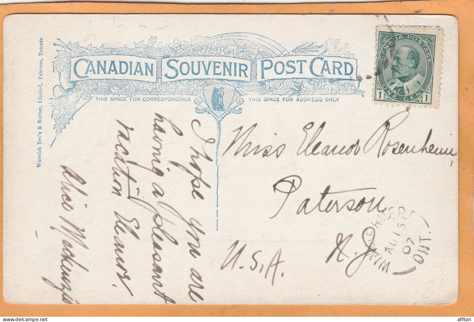 Muskoka Ontario Canada Old Postcard - Muskoka