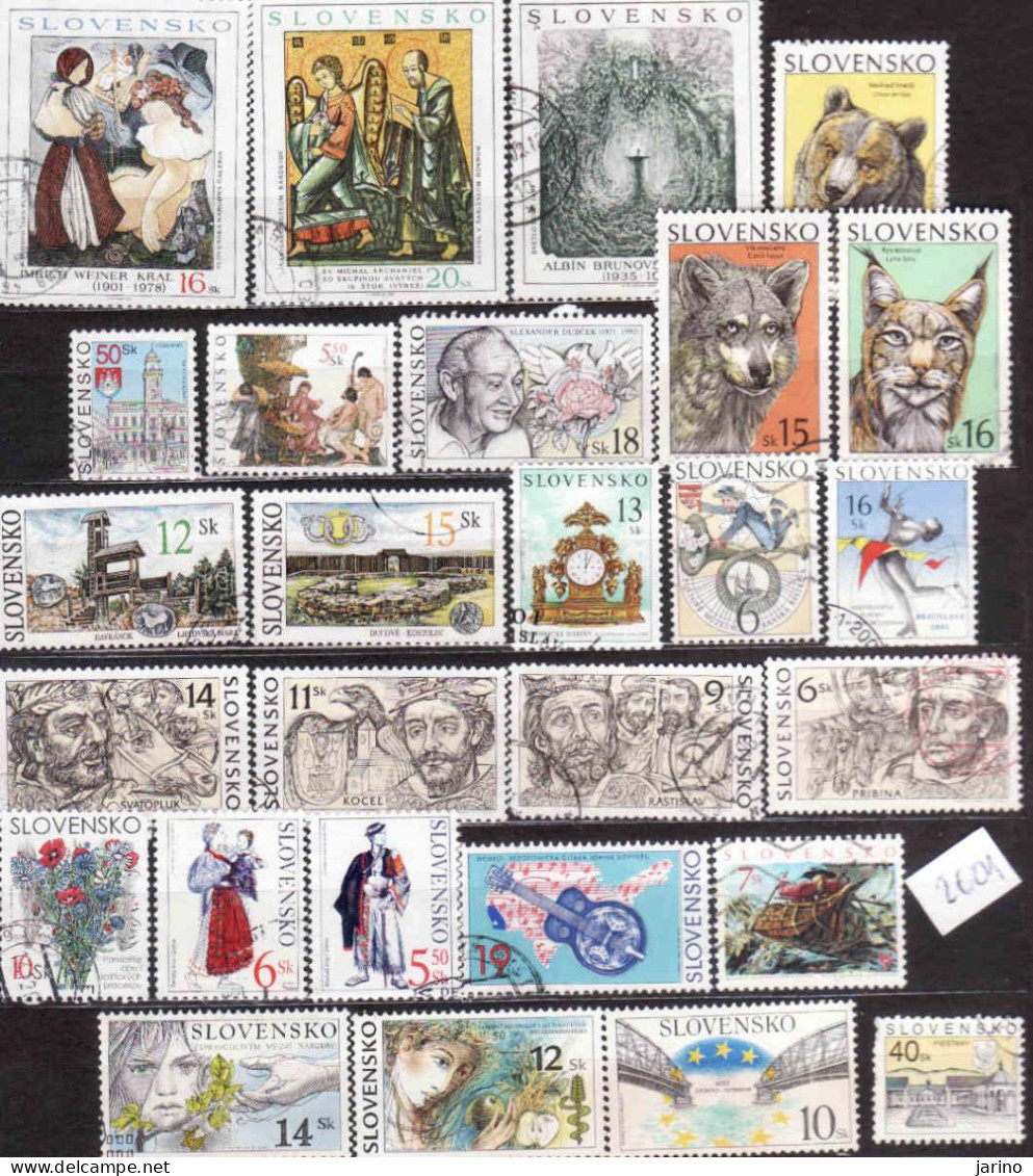 Slovakia-Slovaquie 2001, Used. I Will Complete Your Wantlist Of Czech Or Slovak Stamps According To The Michel Catalog. - Gebraucht