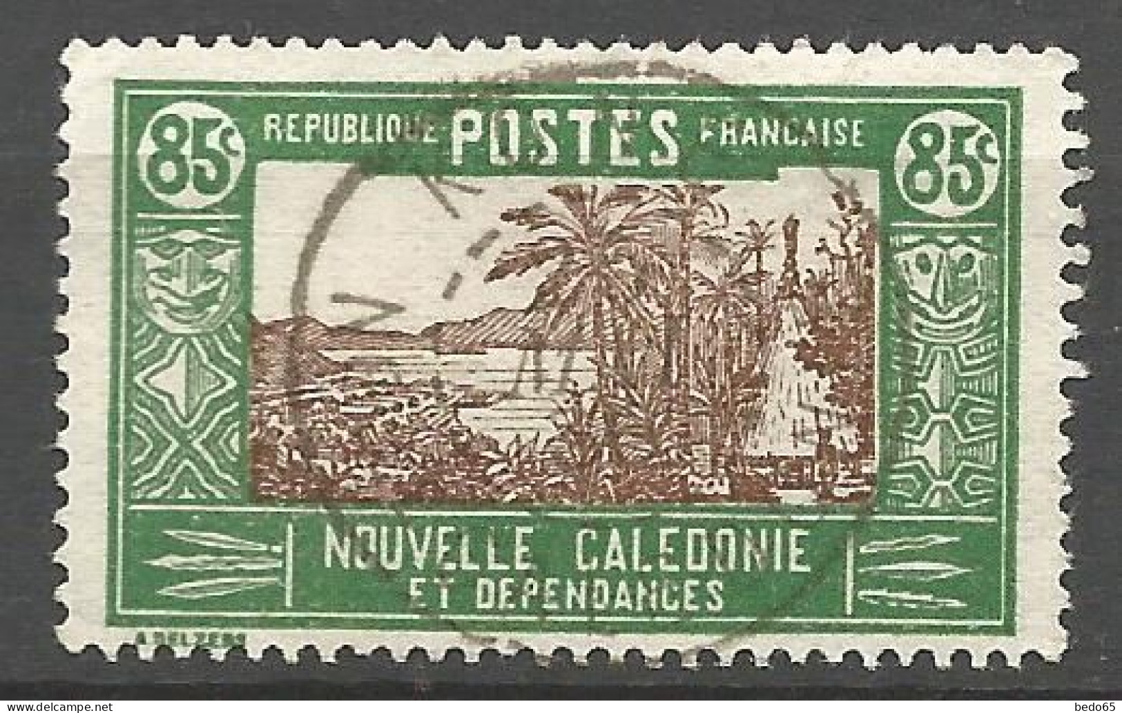 NOUVELLE-CALEDONIE N° 152B CACHET KONE / Used - Oblitérés